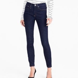J. Crew 8" toothpick jeans, Classic Wash